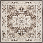 Dekor DEK08 Brown Ivory 5'3" x 7' Area Rug